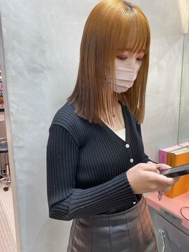 ロンドポレール 北千住(Lond polaire) 縮毛矯正×切りっぱなしミディアム