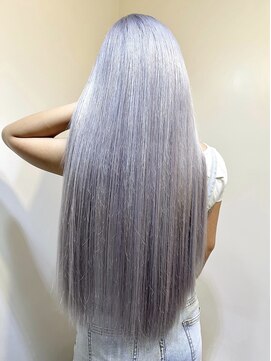 リリー シブヤ(Lilly shibuya) 【Lilly渋谷】#シルバー#編み込みエクステ#スーパーロング