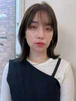 ポーチバイハニー オモテサンドウ(PORCH by HONEY omotesando)&nbsp;外はねひし形レイヤー×オリーブベージュ