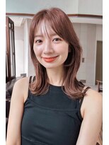 ジョエミバイアンアミ(joemi by Un ami)&nbsp;★くびレイヤーエモージュ前髪薄めバング小顔カット大人ガーリー