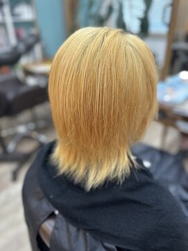 ヘアアレンジショップポレール ケアブリーチ（オンカラー前）