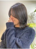 赤みのないマットカラーとくびれカット*10代/20代/30代