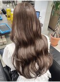 10代20代韓国ヘア/韓国前髪/韓国ヘアロング/レッドブラウン