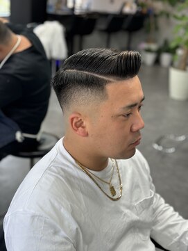 ヘアーラボ 樟葉(Hair Labo) 七三 スキンフェード 南楠葉