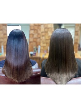 髪の悩みは人それぞれ…。クセに合わせて選定提案し、髪に合わせた施術で理想のスタイルへと導きます☆