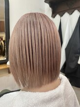 1回のブリーチで色を抜ききる【追いブリーチ】