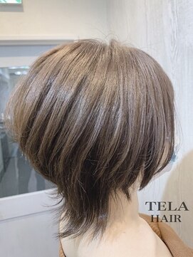テーラヘアー 成田店(TELA HAIR) くびれショートウルフ×シルクアッシュ☆