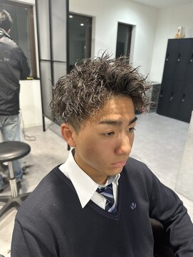 カルロイースタイル(CARLO e-style) スパイキーショートイナズマツイストツイストスパイラルパーマ