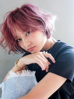 シオン(shion)&nbsp;ウェーブミディアム似合わせカットメルティカラー_F50203