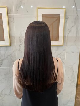 ジーナ 船橋(Zina) 髪質改善＊ロングレイヤーグレーベージュ＊美髪【Zina船橋】