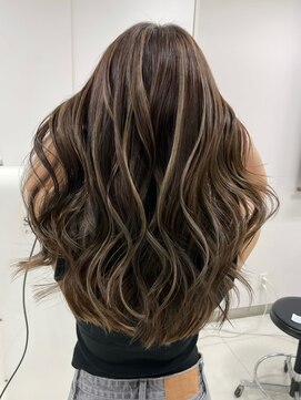ヘアーサロン アモル(HAIR SALON Amor) ハイライトレイヤーカットエクステイルミナカラー縮毛矯正