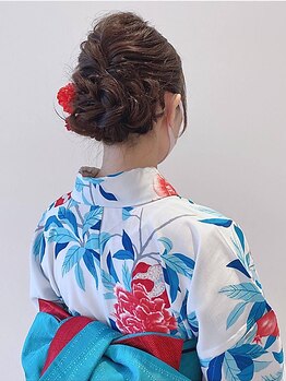 キャノン 目白本店(CANNON)の写真/【早朝対応OK/着付け室ご用意】結婚式や各種イベントをプロの技術で素敵な一日に♪型崩れしにくく長持ち◎