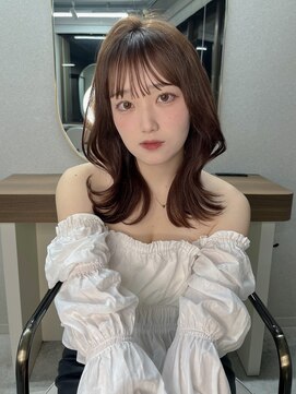 ボタン ハカタ(VOTAN hakata) 【votan yui】マロンブラウン/ふんわりミディアムレイヤー