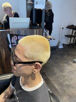 ダンパチバイケンジ(Danpachi by KENJE)&nbsp;坊主　金髪　ブリーチ　湘南台　藤沢　メンズ