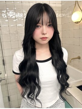 フウ(fuh) 羽エクステ/羽エク/エクステ/エクステンション/黒髪ロング