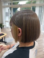 アンドユー(& you.)&nbsp;全頭ブリーチで作るインナーカラー