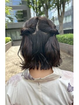 メゾンドムニ 恵比寿(Maison de MUNi) ボブだから可愛い！浴衣ヘア