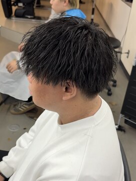 プルーブトウキョウ 渋谷(PROVE TOKYO) 刈り上げマッシュ×縦落ちツイストスパイラルパーマ＃渋谷