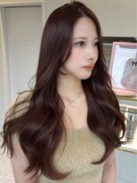 ラヴィ(Lavie)&nbsp;ハイライトボブミルクティーベージュブリーチレイヤーカット