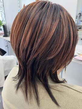 サロンドノア(Salon de NoA) ウルフカット