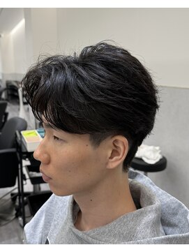 ビカムメンズヘアー 栄店(become men's hair) 毛流れセンターパート/ナチュラルヘア