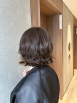 クラッチ 梅田茶屋町店(CLUTCH)&nbsp;コテ巻きせずに可愛い♪大人女性のボブパーマ