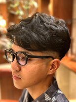 ザトコヤバー 松坂屋名古屋栄店(THE TOKOYA Bar by REIELEGANCE )&nbsp;メンズ　ニュアンスパーマヘアスタイル　栄理容室