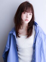 メノン 茨木店(Menon)&nbsp;ダークパープル　ワンカール　ハッシュカット
