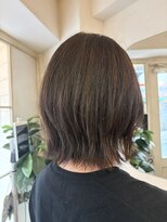 アミュレ ヘア サロン(Amule hair salon) 重たくなりすぎないボブレイヤー白髪ぼかしハイライト