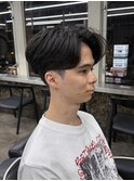 メンズセンターパートニュアンスパーマフェザーパーマ