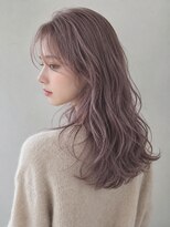 トリニティ(trinity) ブリーチ ダブルカラー レイヤーカット グレージュ ベージュ