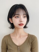 カバーヘア アカデミー 北浦和西口店(COVER HAIR ACADEMY)&nbsp;秋カラーブリーチなし黒髪くびれレイヤー小顔ショートp北浦和
