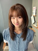 チェリーコーク ウブ(CHERRY COKE ubu)&nbsp;~ブリーチを使わないダブルカラーでベージュに~
