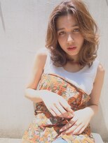 ルカ(RUCA)&nbsp;ベージュブラウンの大人ミディカール☆RUCAスタイル