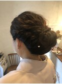 和装ヘアアレンジ