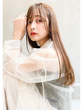 ケイト(kate) kate大宮 濡れ髪バング×透明感オリーブベージュ