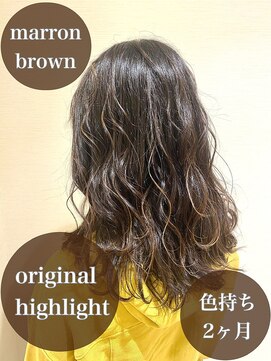 アッシュ 大泉学園店(Ash) マロンブラウンハイライト【Ash大泉学園店 横山直輝】