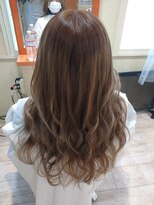 ニーナ ビューティーサロン(NINA Beauty Salon) #プルエクステ#ダイヤモンドヘア#アッシュベージュ#ロングヘア