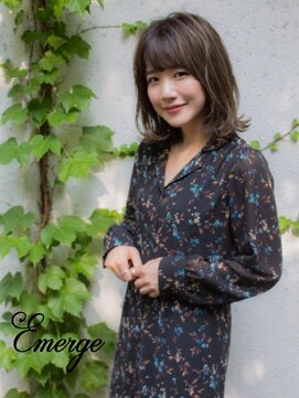 エマージュ 上野御徒町(Emerge) 毛先パーマネオウルフ外ハネボブ [上野,上野,上野,上野駅,上野]