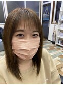 レイヤーミディ×シースルーバング
