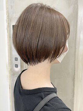 ソーコ 渋谷(SOCO) 大人ショートボブ丸みショートカットマッシュショート前髪あり