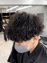 オーバルバイアピッシュ(OVARL by apish) 縦落ちパーマ/特殊パーマ/ウザバング/くるくる波巻きパーマ