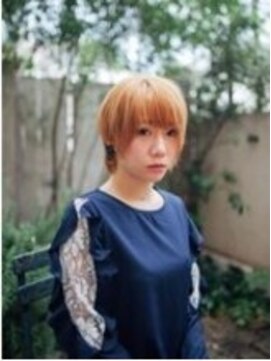 フラミューム 二子玉川(flammeum) マッシュショート×ハニーブラウン