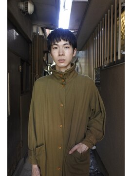 ノフ(knof) 黒髪 × ショートパーマ