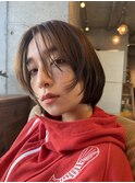 【ANDREY 宮村】シースルーバングレイヤーボブ