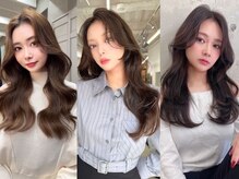 縮毛矯正かけても巻きたい！縮毛矯正、髪質改善ストレートをかけてる髪でも巻くことが可能♪（カット、韓国