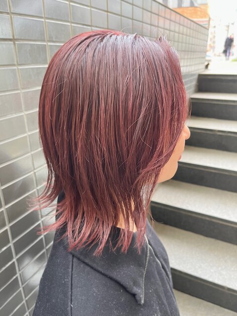 crimson medium bob