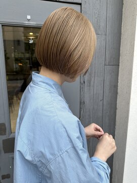 フェンヘアーアイス 中目黒(Fen.hair ici) 小顔ストレートミニボブベージュモード
