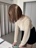 【赤み0】ブリーチなし透明感ベージュカラー＋色もちトリートメント　栄/矢場