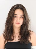 縮毛矯正ロング♪コスメストレート髪質改善ココアベージュ